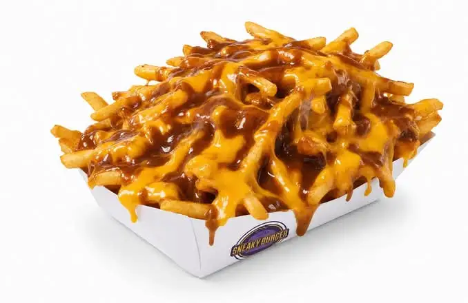 Cheese & Gravy Fries at Sneaky Burger
