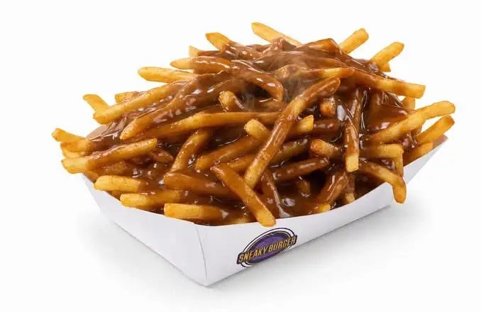 Fries with Gravy at Sneaky Burger