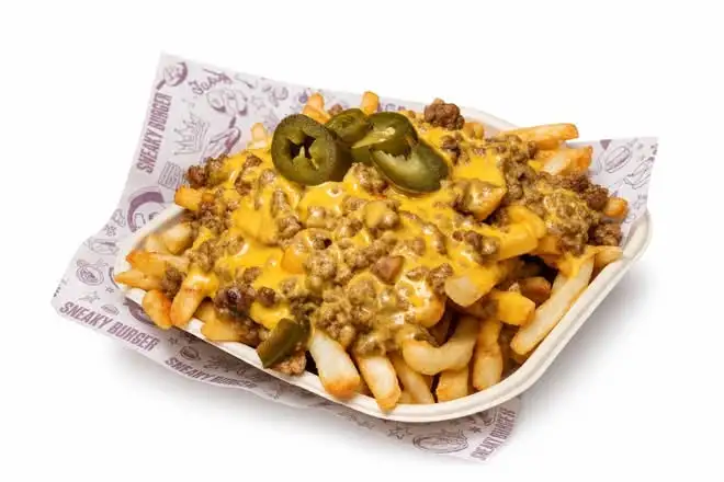 Loaded Chilli Fries at Sneaky Burger