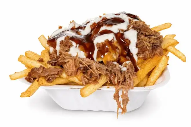 Loaded Pork Fries at Sneaky Burger