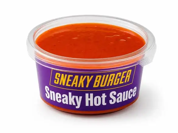 Sneaky Hot Sauce at Sneaky Burger
