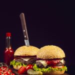 front-view-burgers-cutting-board (1)